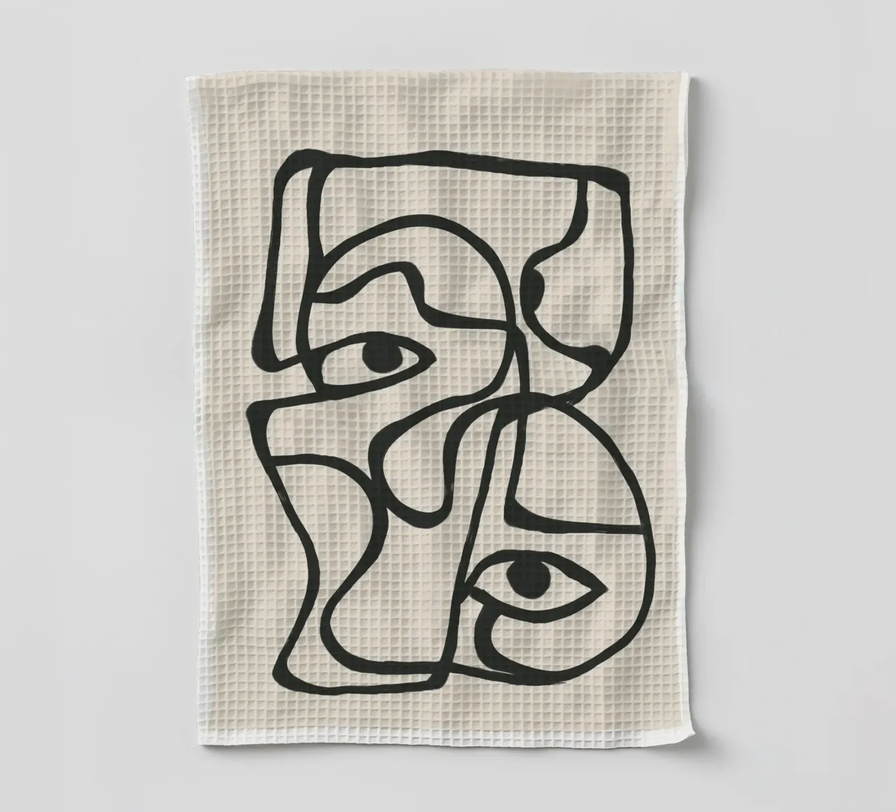 Minimal Abstract Art 8 canovaccio da cucina da Nadjaa