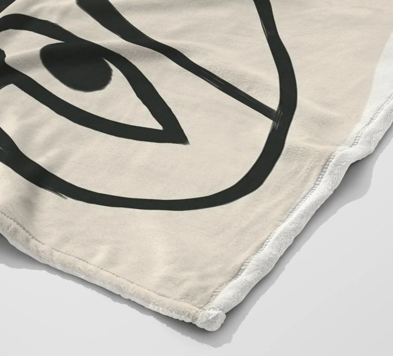 Minimal Abstract Art 8 coperta in pile da Nadjaa