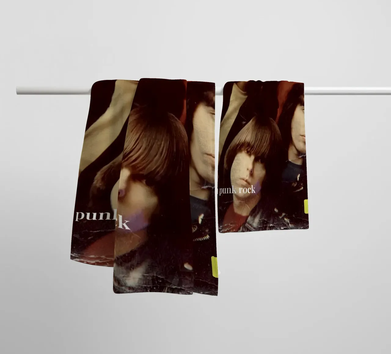 The Ramones asciugamano da bagno da Low poly art