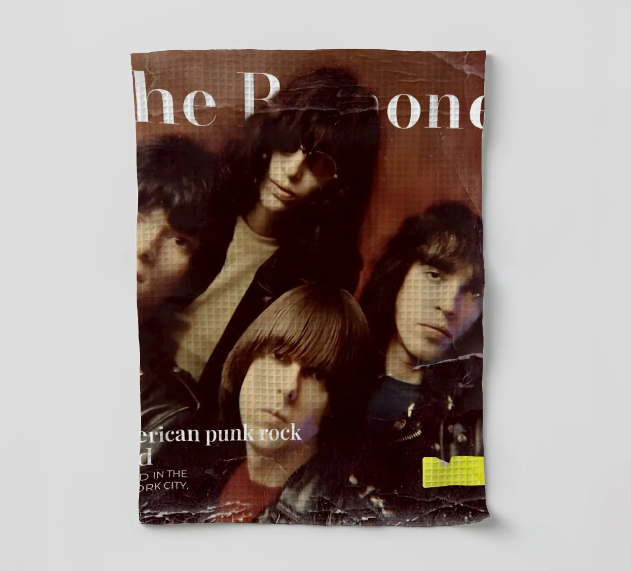 The Ramones canovaccio da cucina da Low poly art