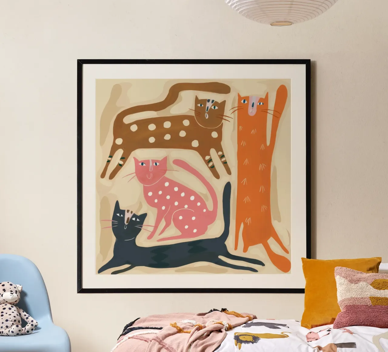 Whimsical Feline Forest poster by Arcane Shade