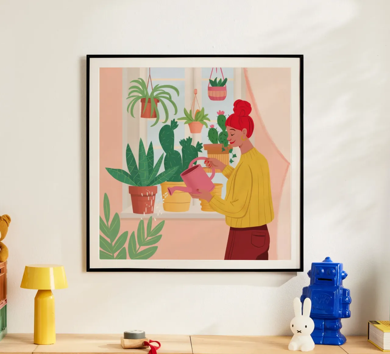 Rituale della giungla indoor poster con telaio in alluminio da Arcane Shade