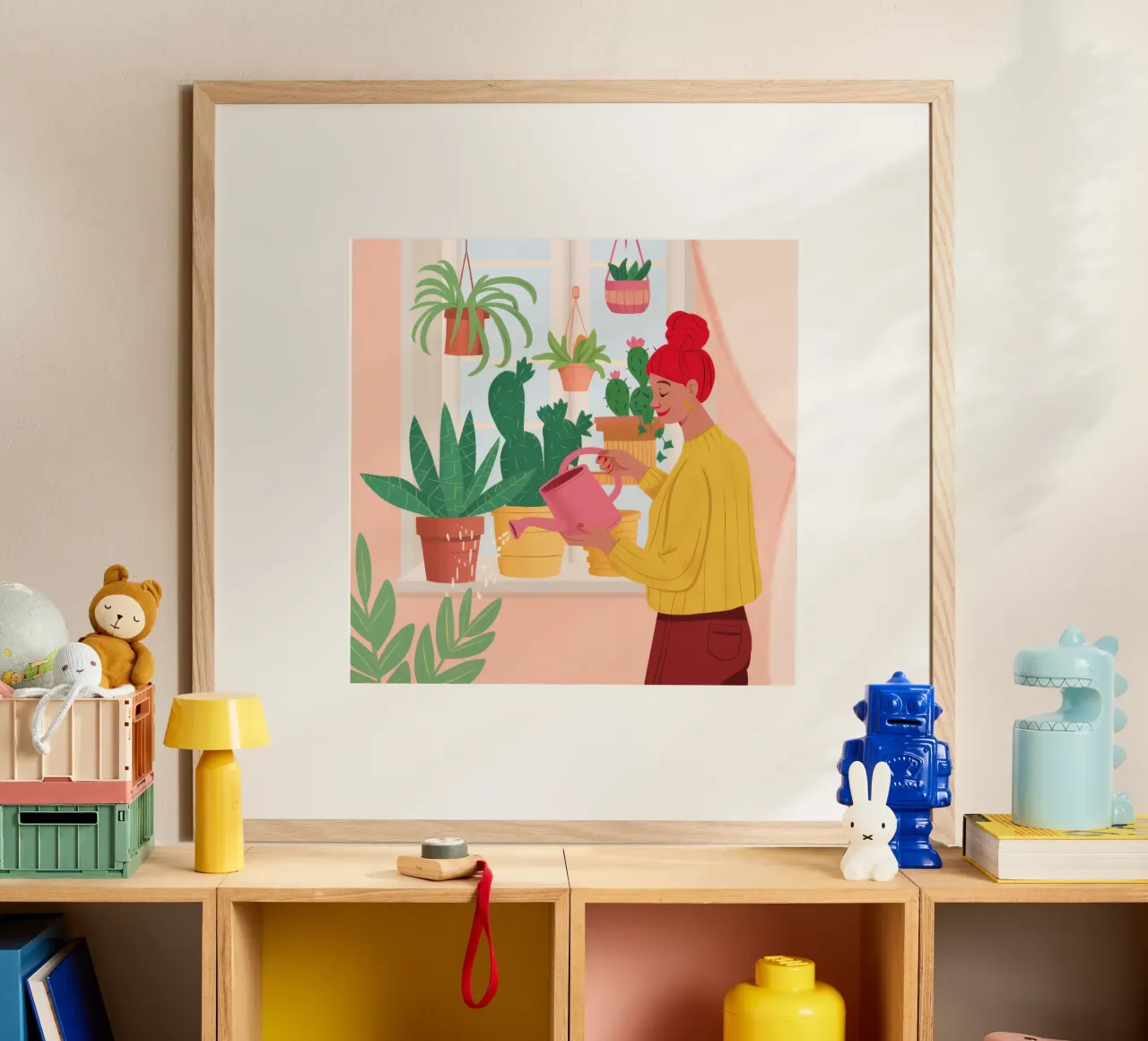 Rituale della giungla indoor poster con telaio in alluminio da Arcane Shade