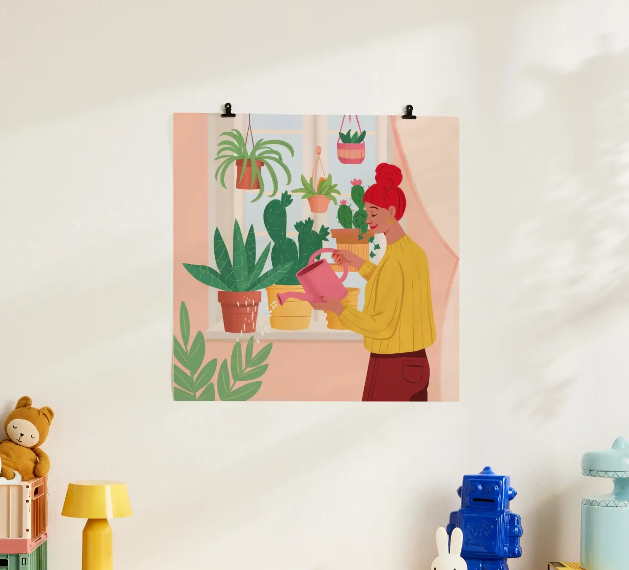Rituale della giungla indoor poster con telaio in alluminio da Arcane Shade