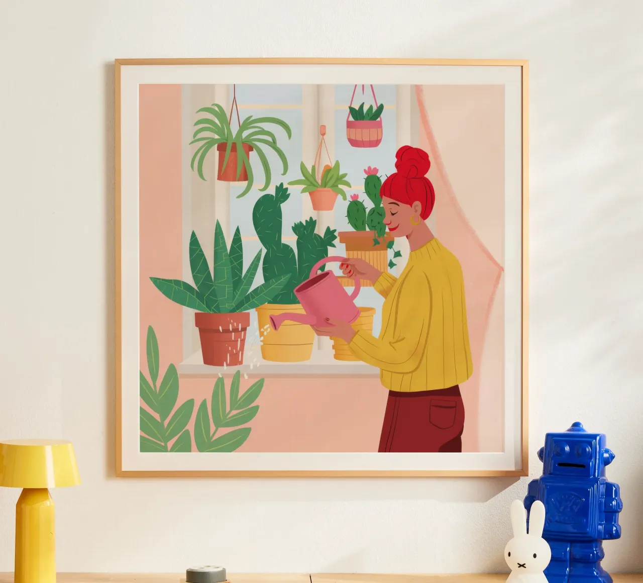 Rituale della giungla indoor poster con telaio in alluminio da Arcane Shade