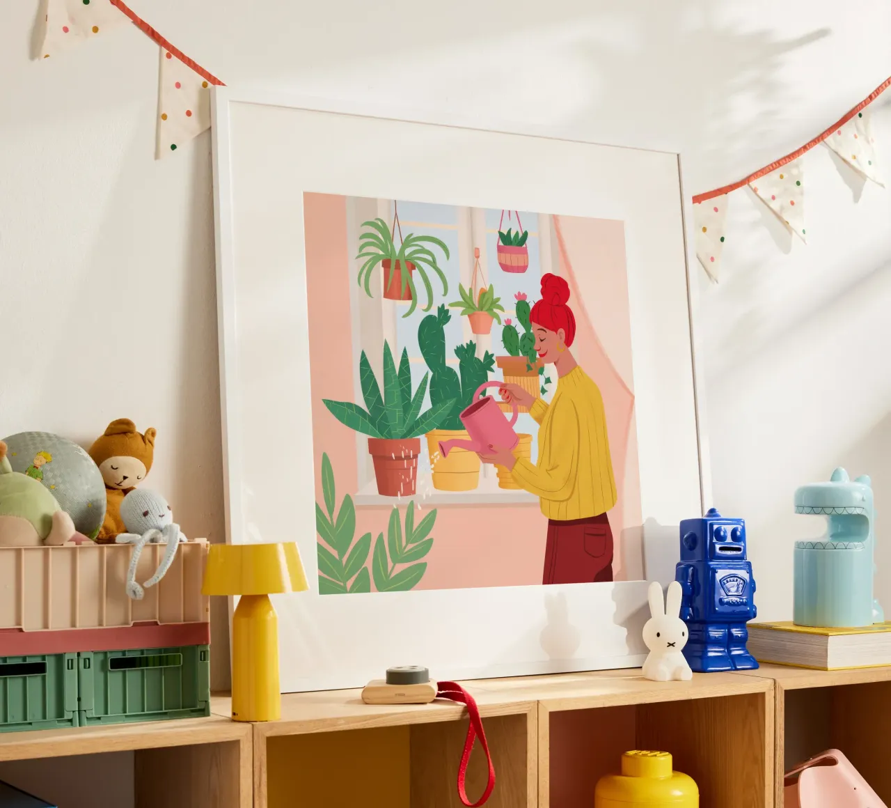 Rituale della giungla indoor poster con telaio in alluminio da Arcane Shade