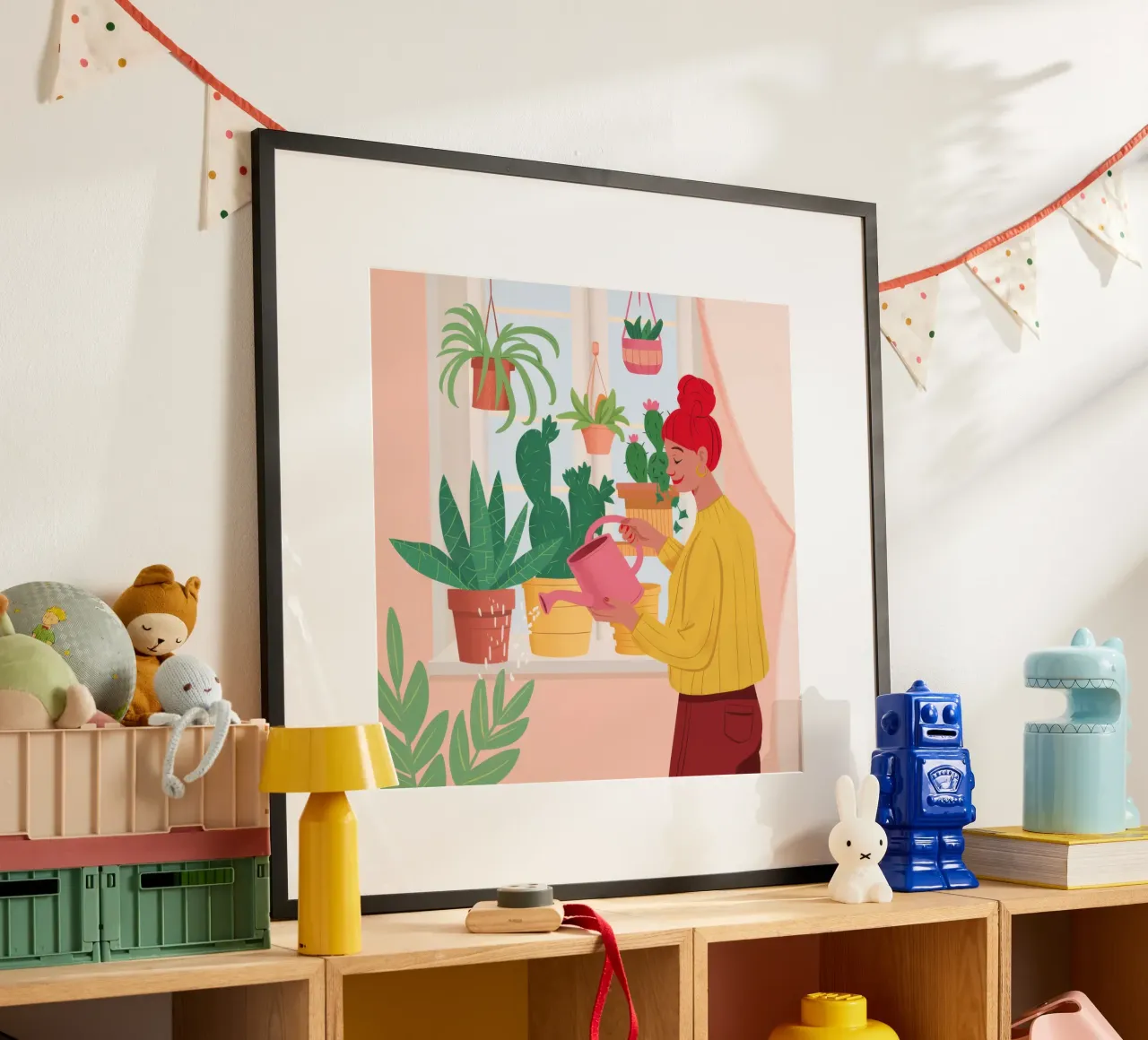 Rituale della giungla indoor poster con telaio in alluminio da Arcane Shade