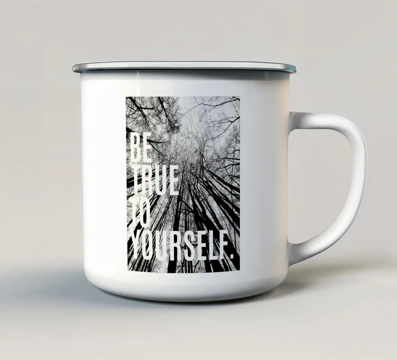 ultimate truth tazza in smalto da Ambition Wall