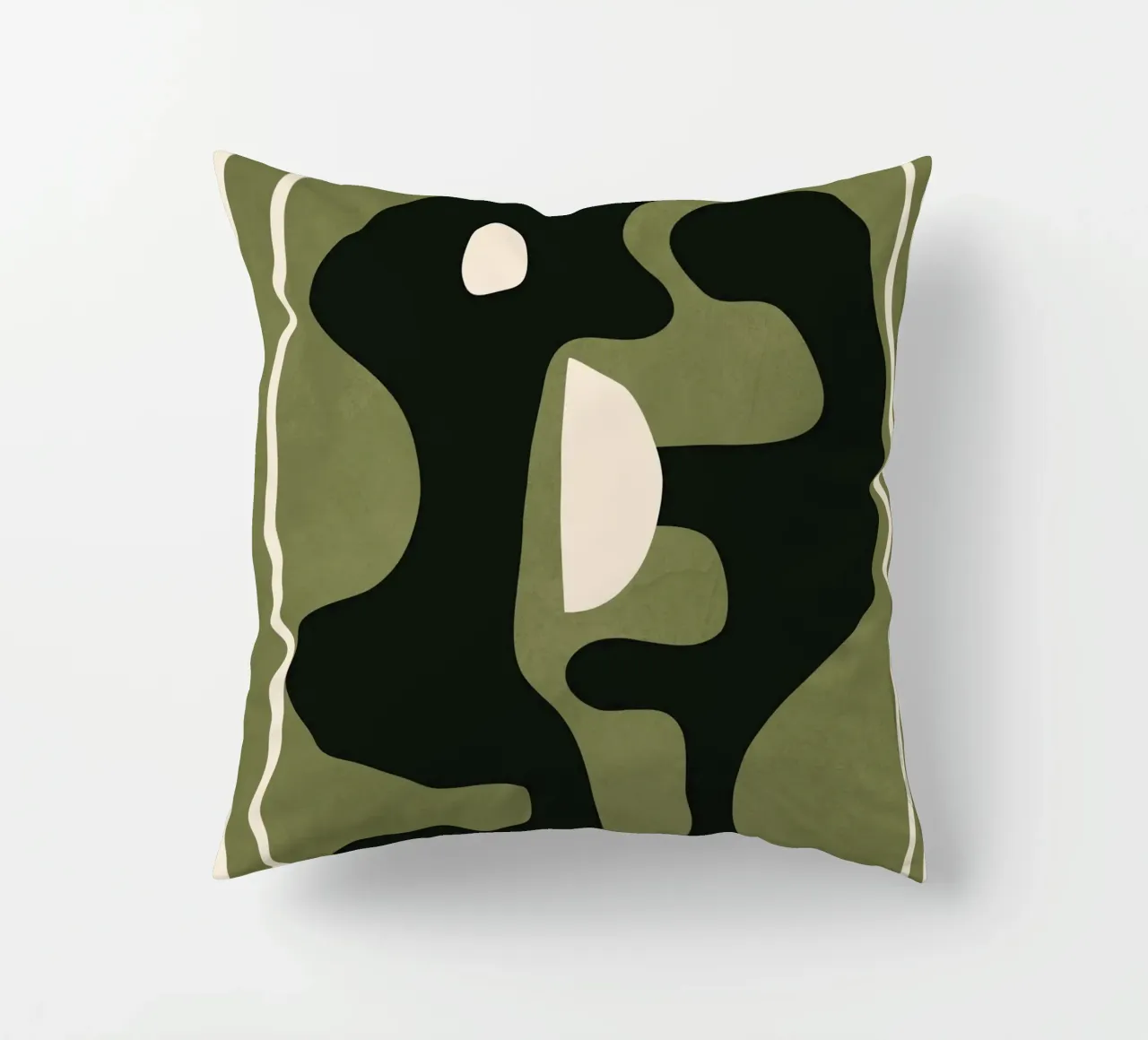 Modern Abstract Art 21 cuscino da Flow Line