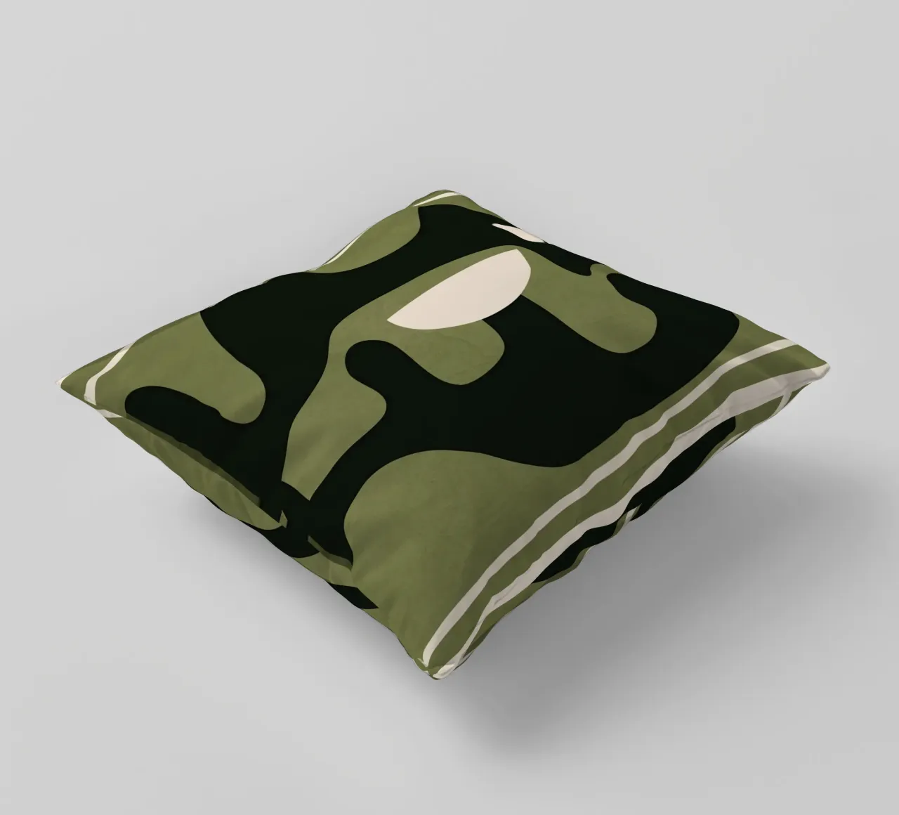Modern Abstract Art 21 cuscino da Flow Line
