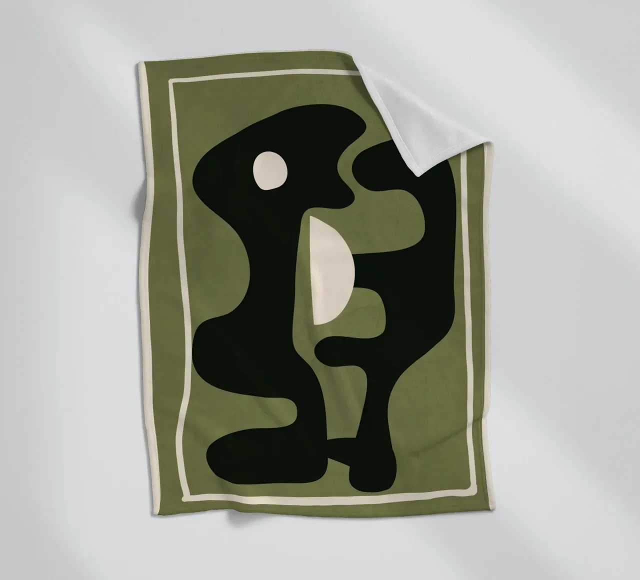 Modern Abstract Art 21 coperta in pile da Flow Line