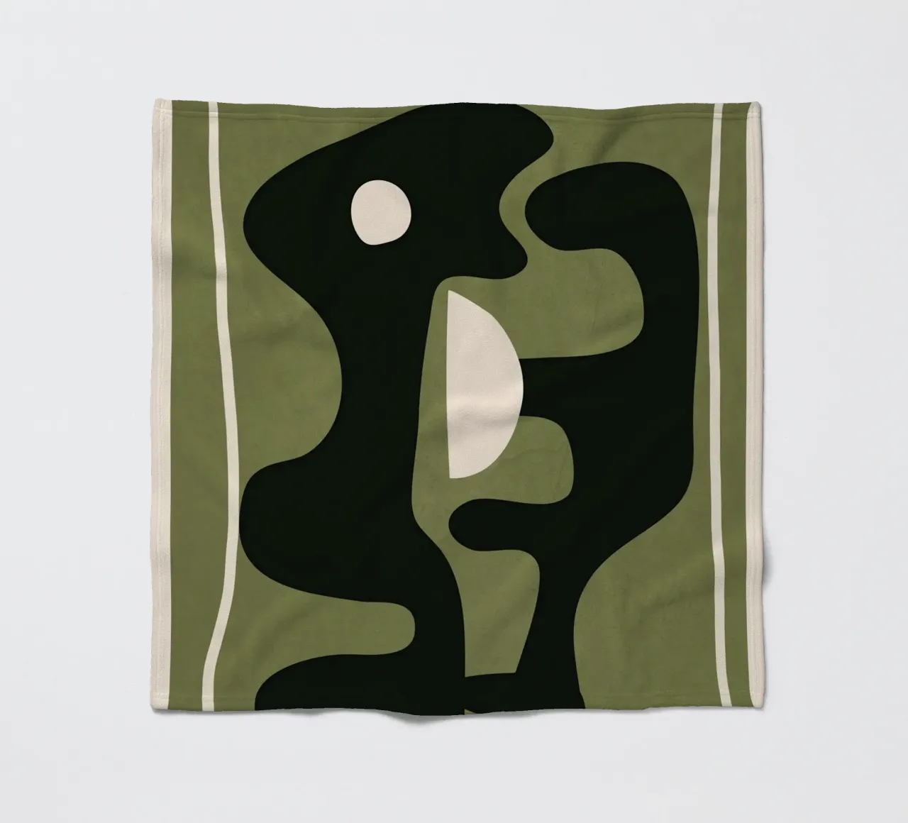 Modern Abstract Art 21 coperta in pile da Flow Line