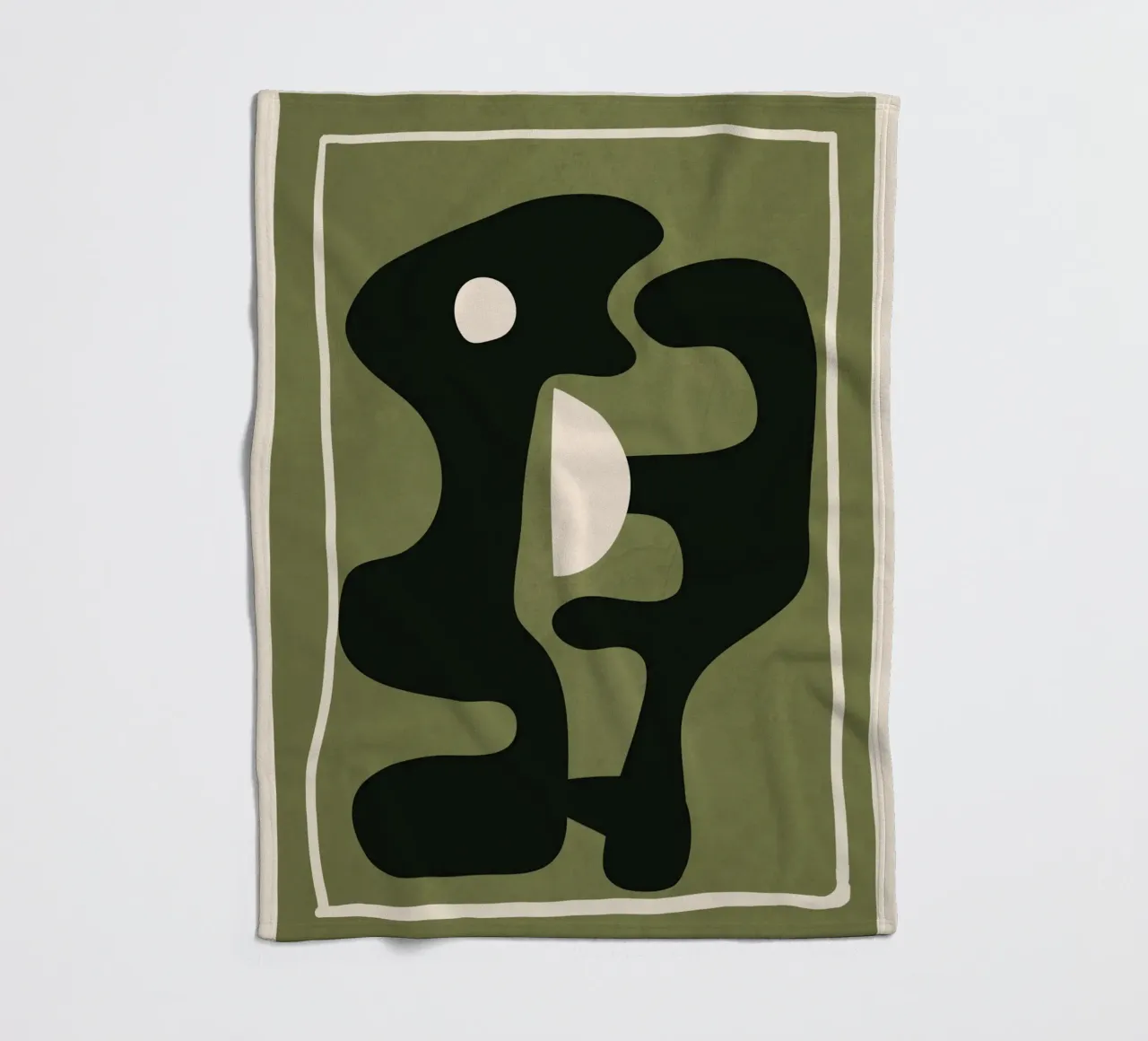 Modern Abstract Art 21 coperta in pile da Flow Line