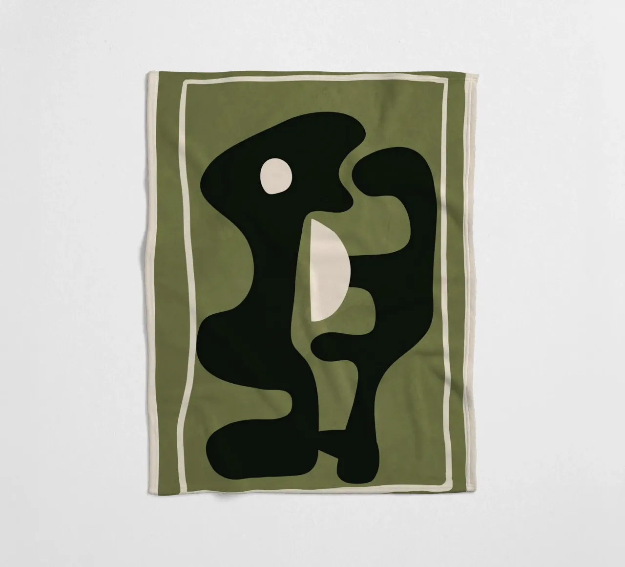 Modern Abstract Art 21 coperta in pile da Flow Line