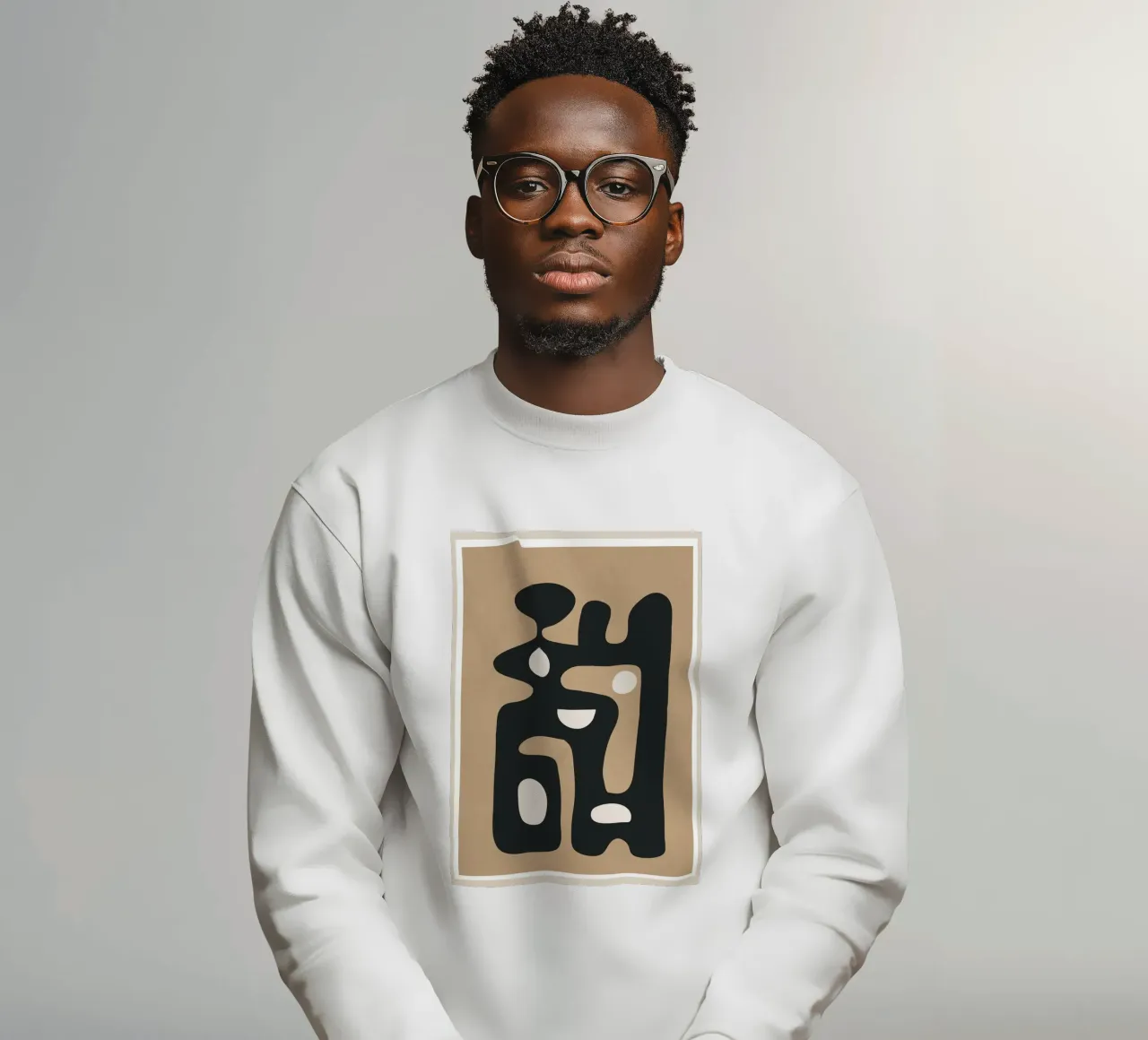 Modern Abstract Art 39 felpa da Flow Line