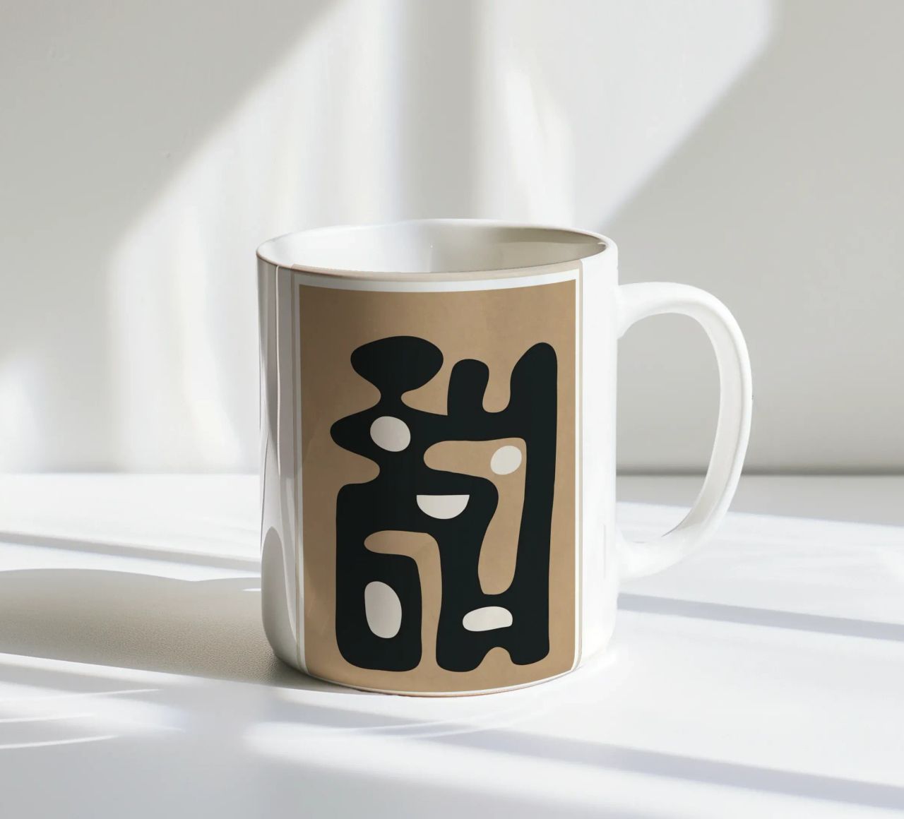 Modern Abstract Art 39 tazza in ceramica da Flow Line