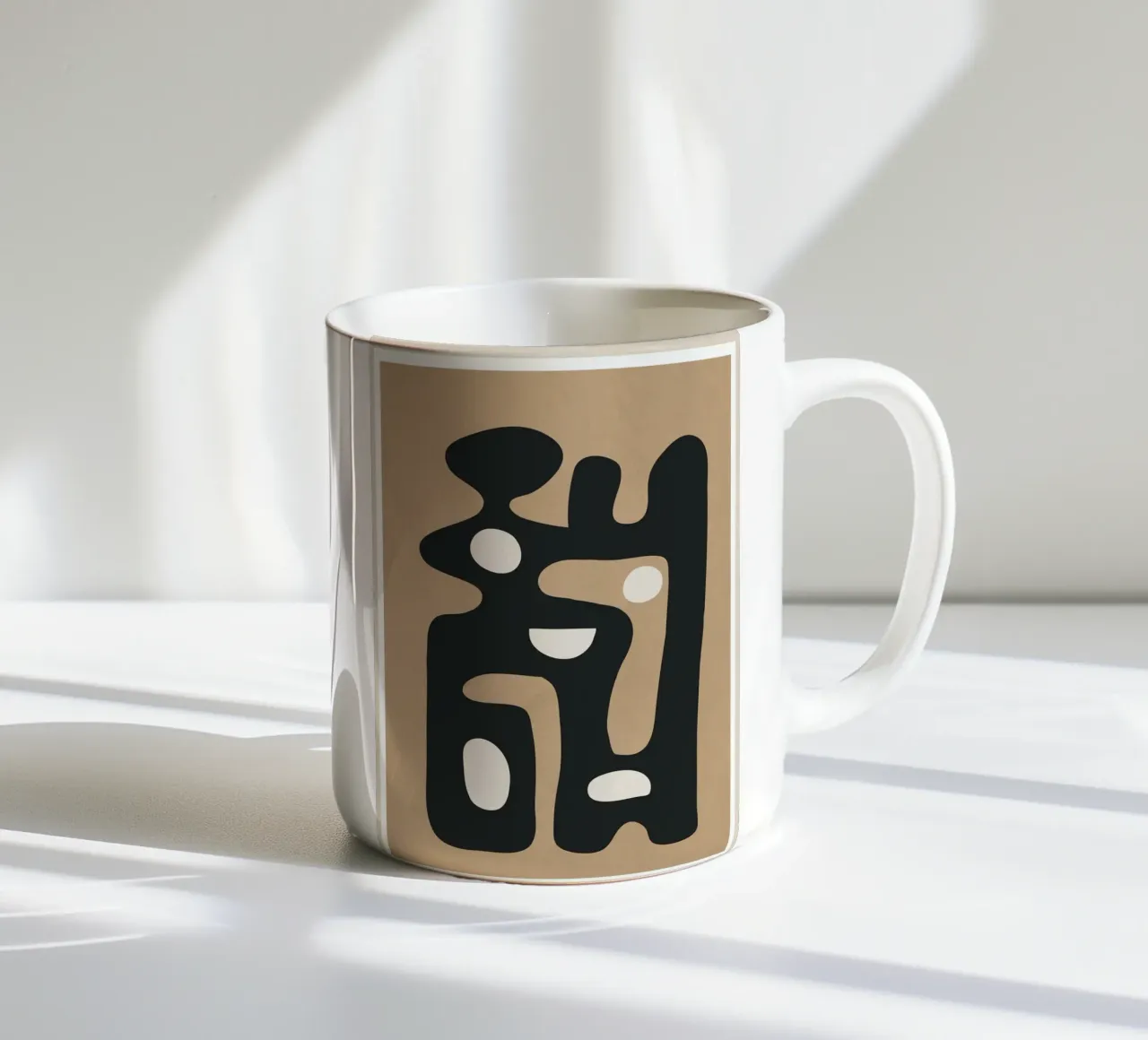 Modern Abstract Art 39 tazza in ceramica da Flow Line