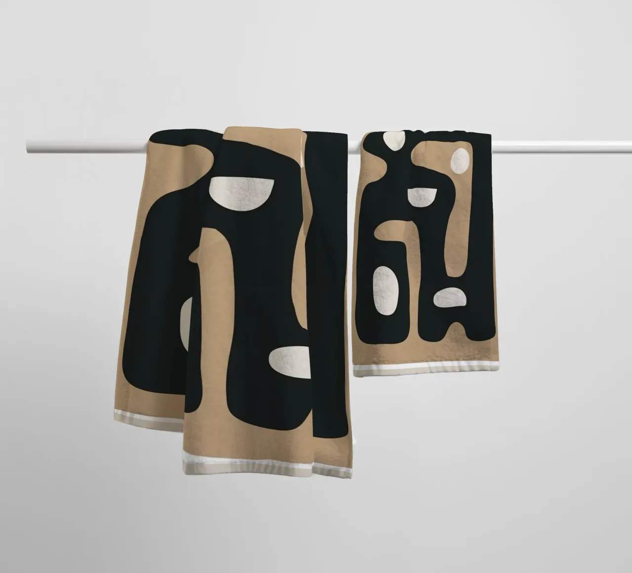 Modern Abstract Art 39 asciugamano da bagno da Flow Line