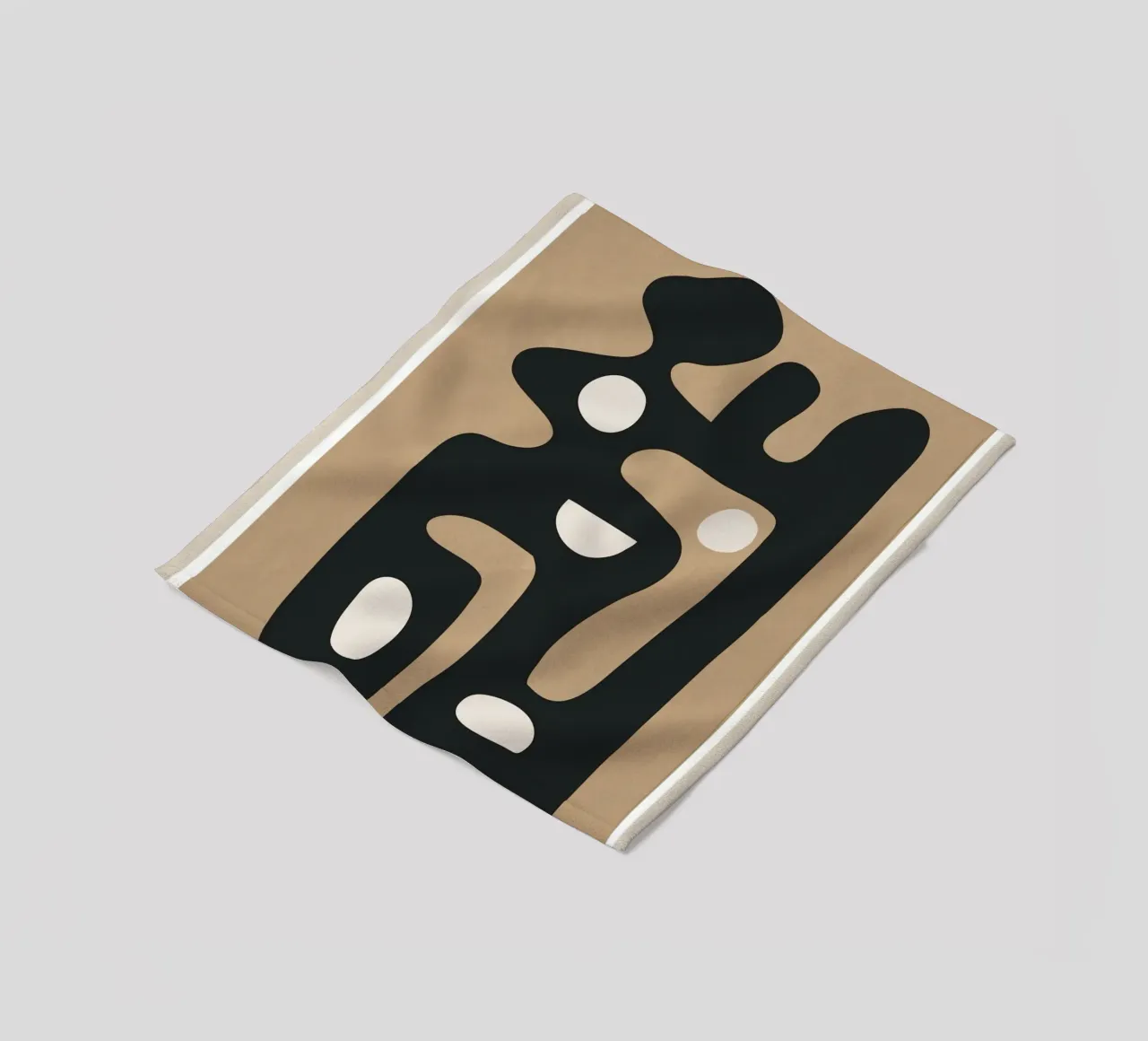 Modern Abstract Art 39 coperta in pile da Flow Line