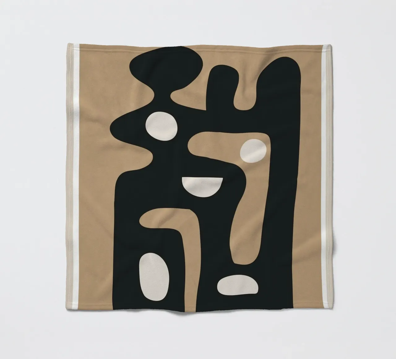 Modern Abstract Art 39 coperta in pile da Flow Line
