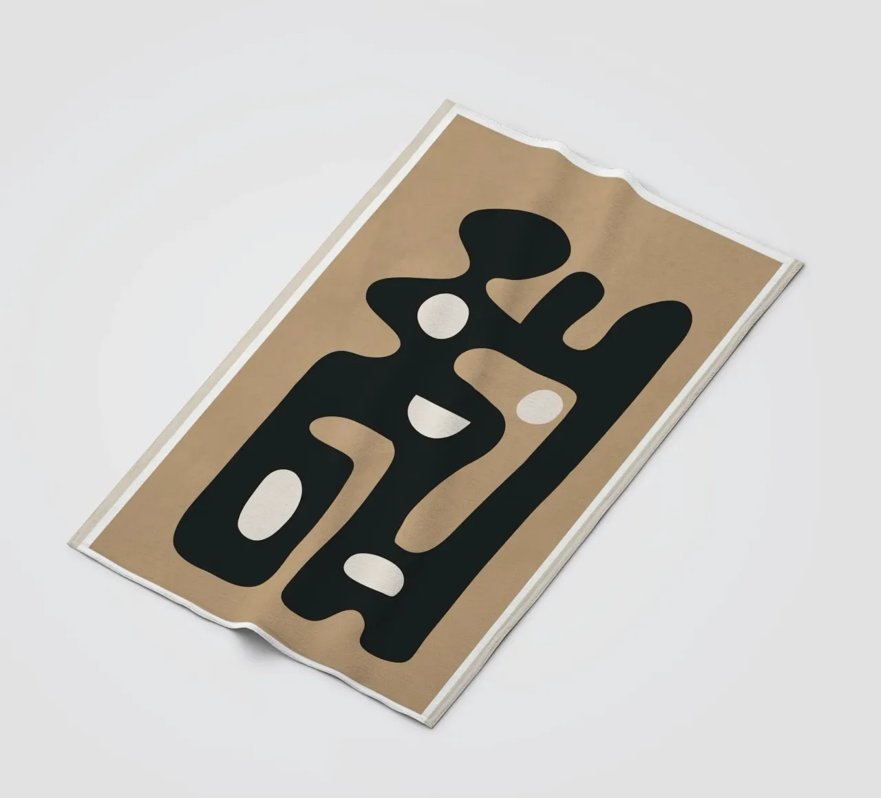 Modern Abstract Art 39 coperta in pile da Flow Line