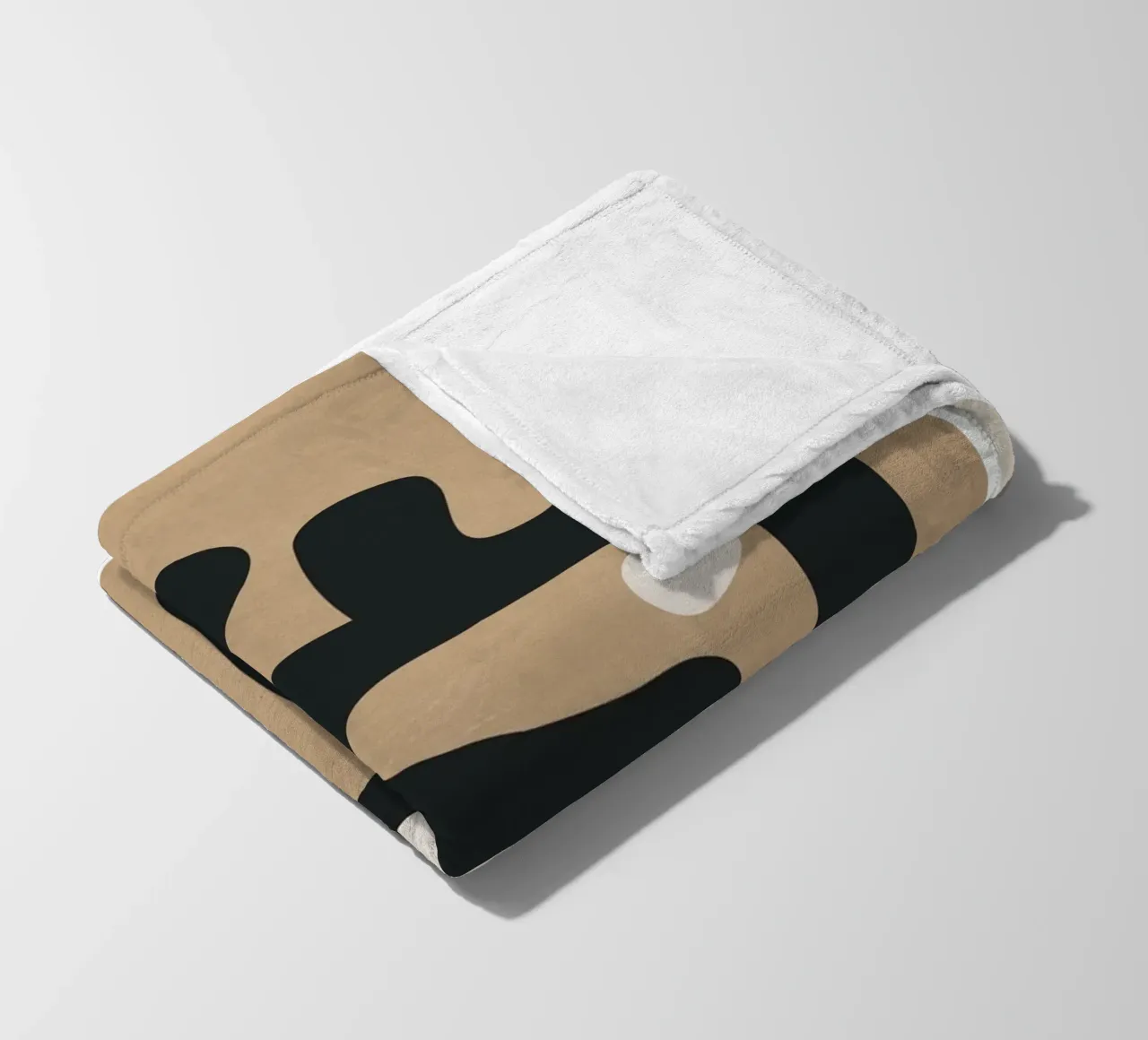 Modern Abstract Art 39 coperta in pile da Flow Line