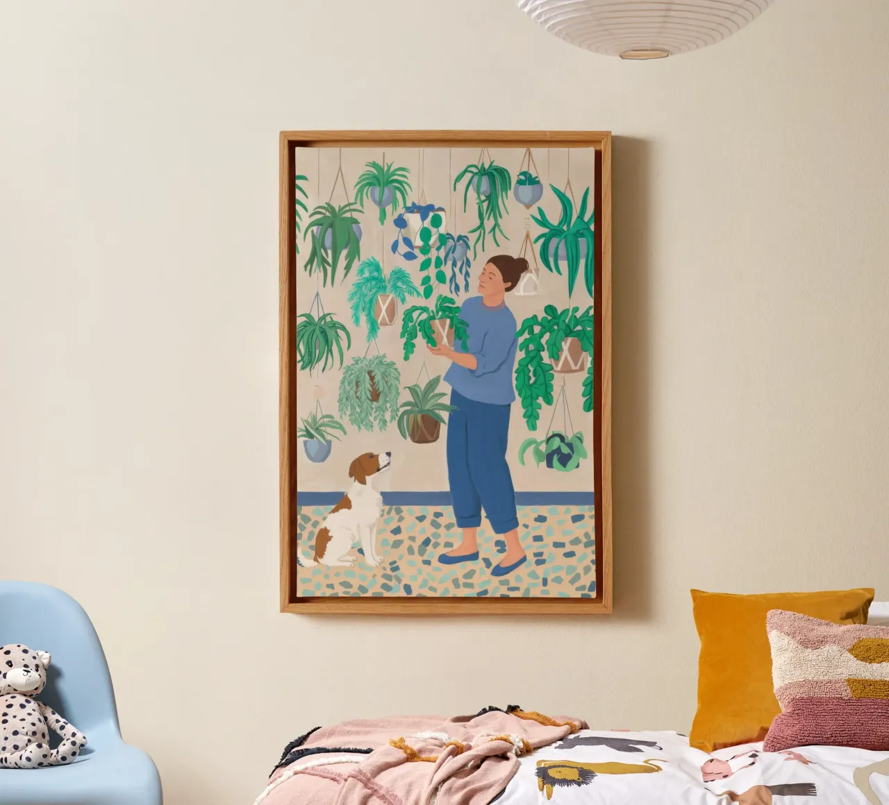 Fioritura del legame tela con Cornice a cassetta da Arcane Shade