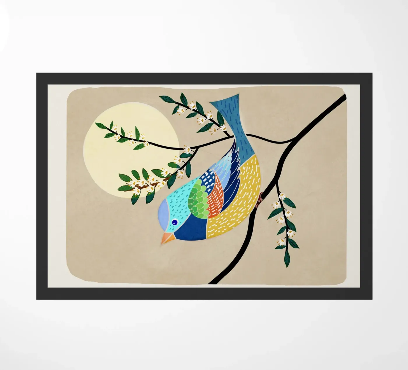 Abstract Flight deurmat van Flow Line