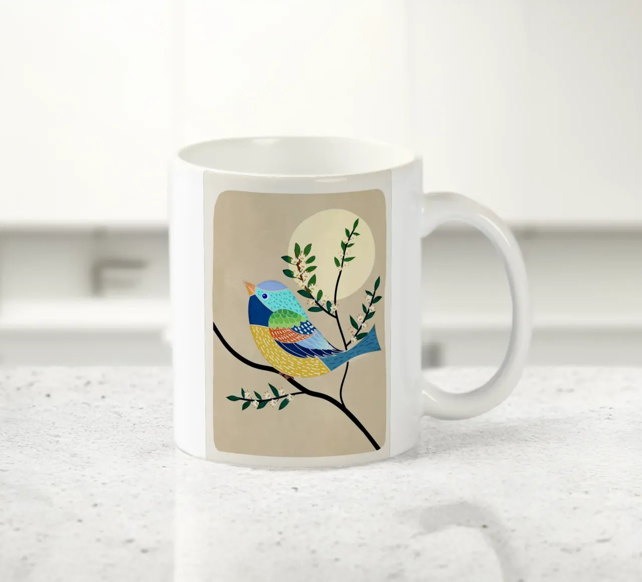Abstract Flight Keramik Tasse von Flow Line