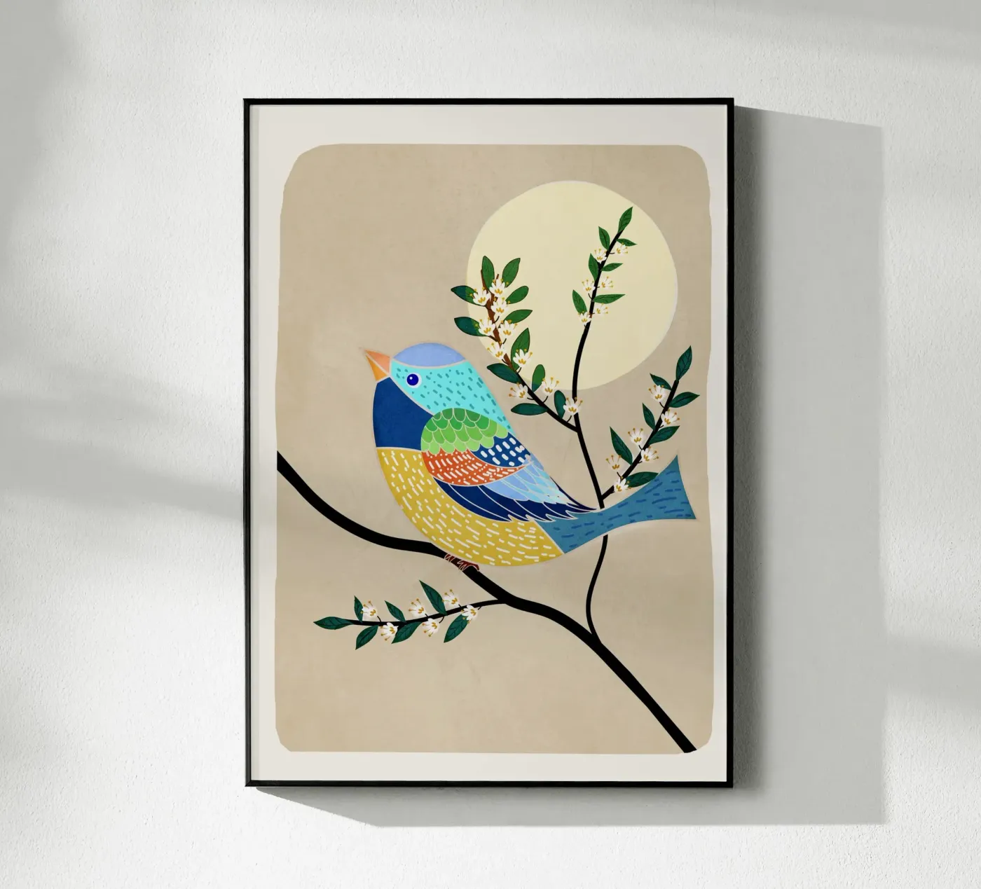 Abstract Flight acryl van Flow Line