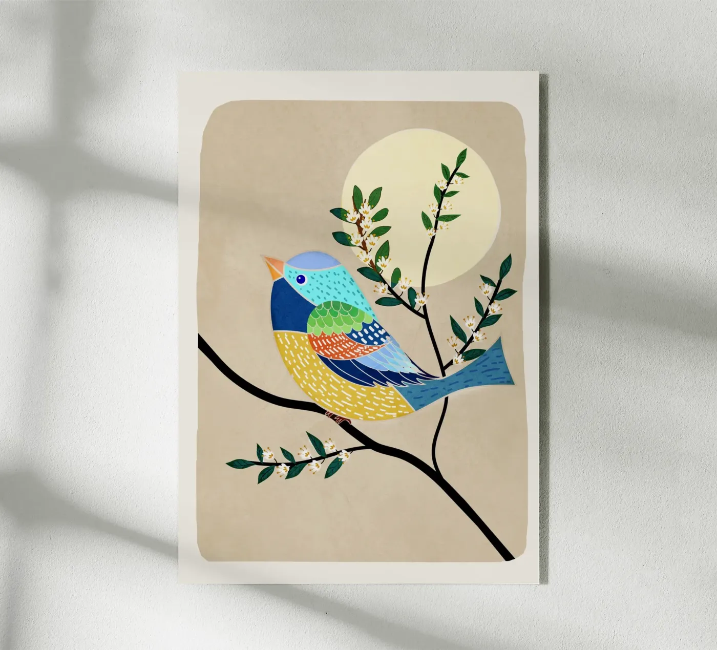 Abstract Flight acryl van Flow Line