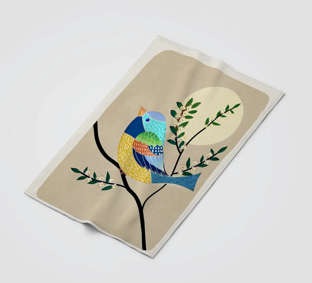 Abstract Flight coperta in pile da Flow Line