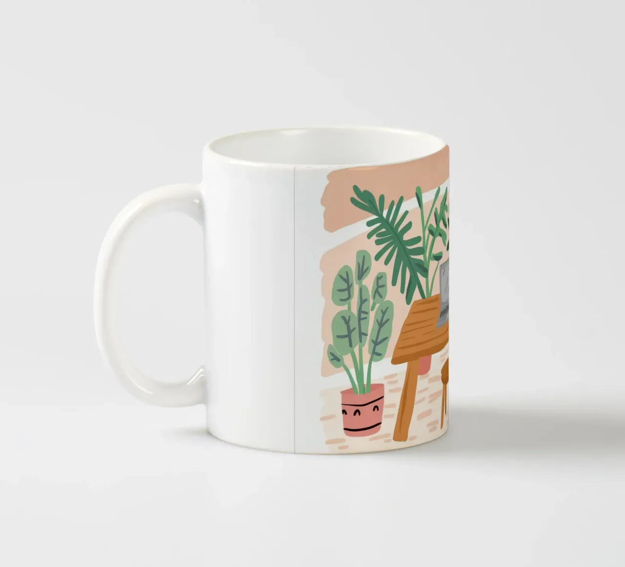 Botanischer Arbeitsbereich Harmonie Keramik Tasse von Arcane Shade