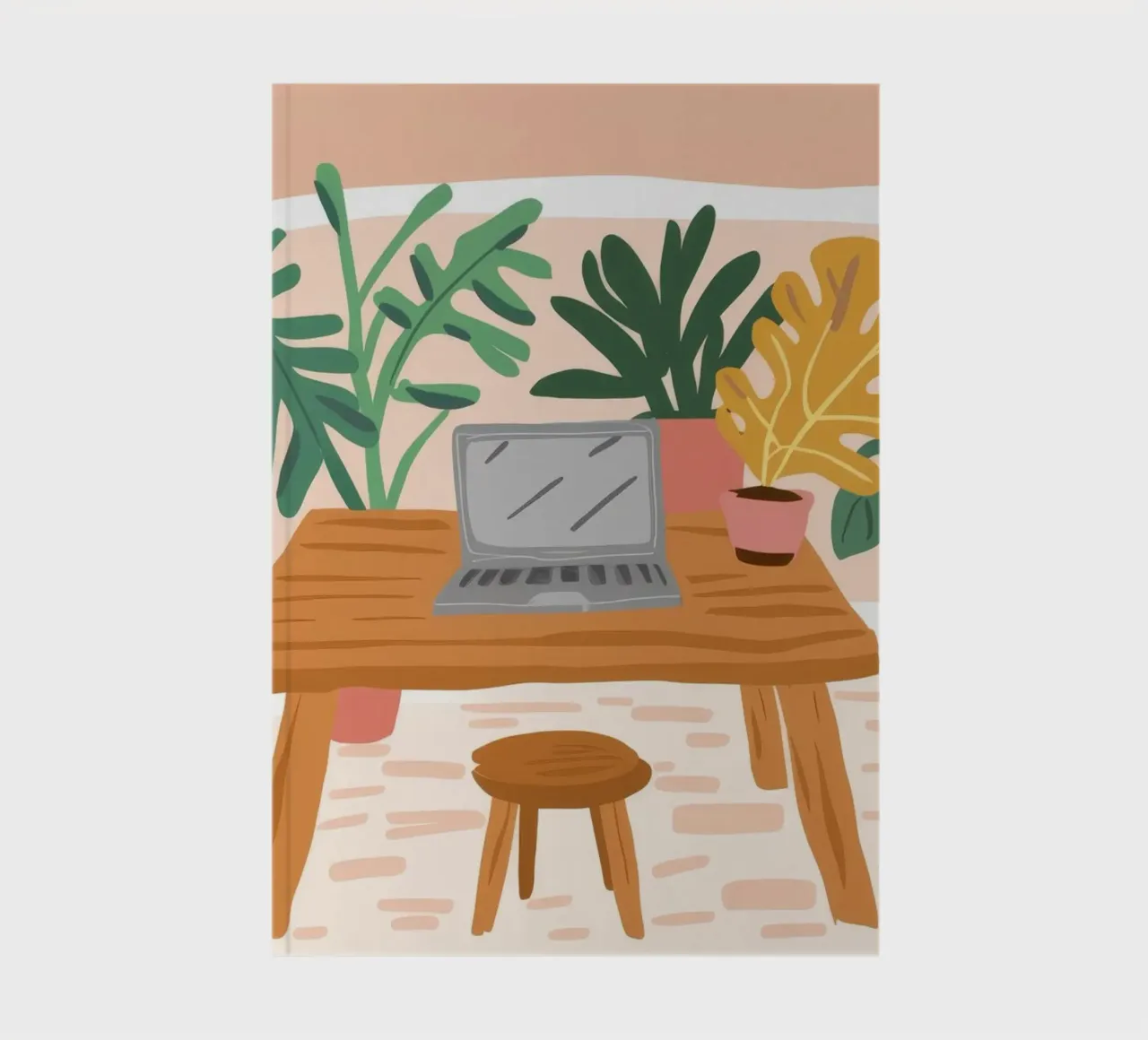 Botanical Workspace Harmony notebook by Arcane Shade