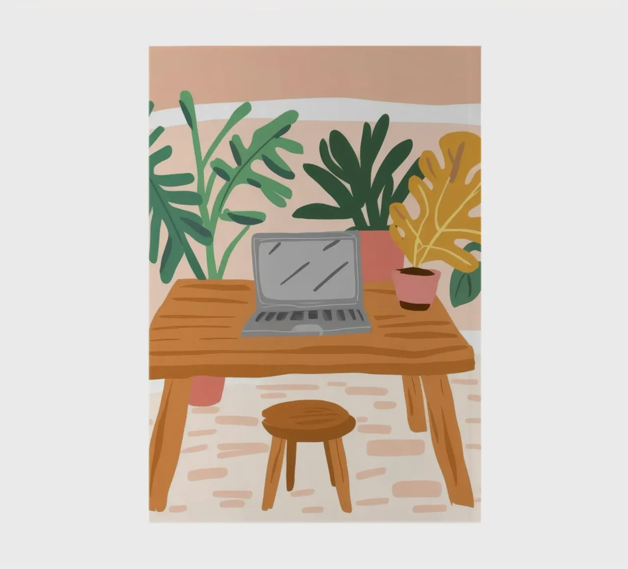 Botanical Workspace Harmony notebook by Arcane Shade