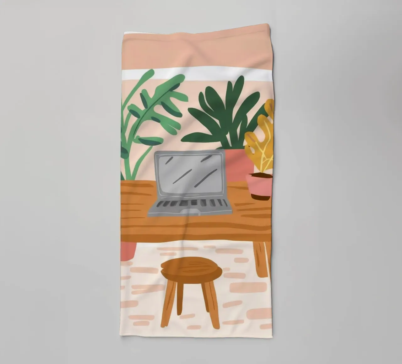 Botanical Workspace Harmony towel by Arcane Shade