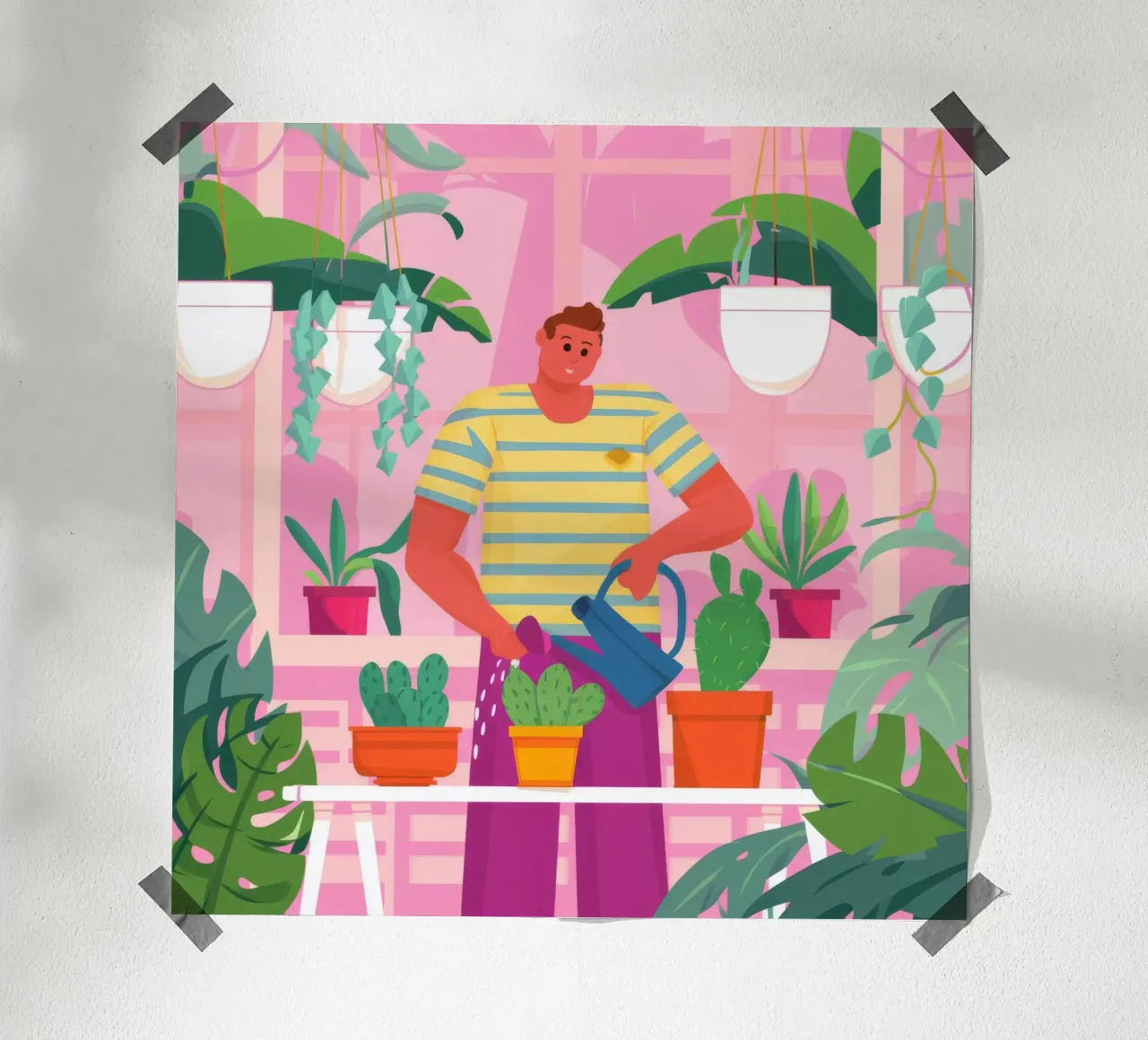 Mannelijk botanisch licht hahnemühle van Arcane Shade
