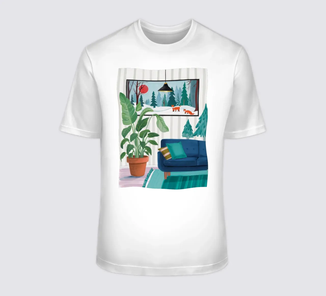 Silenzio interno scenografico t-shirt da Arcane Shade