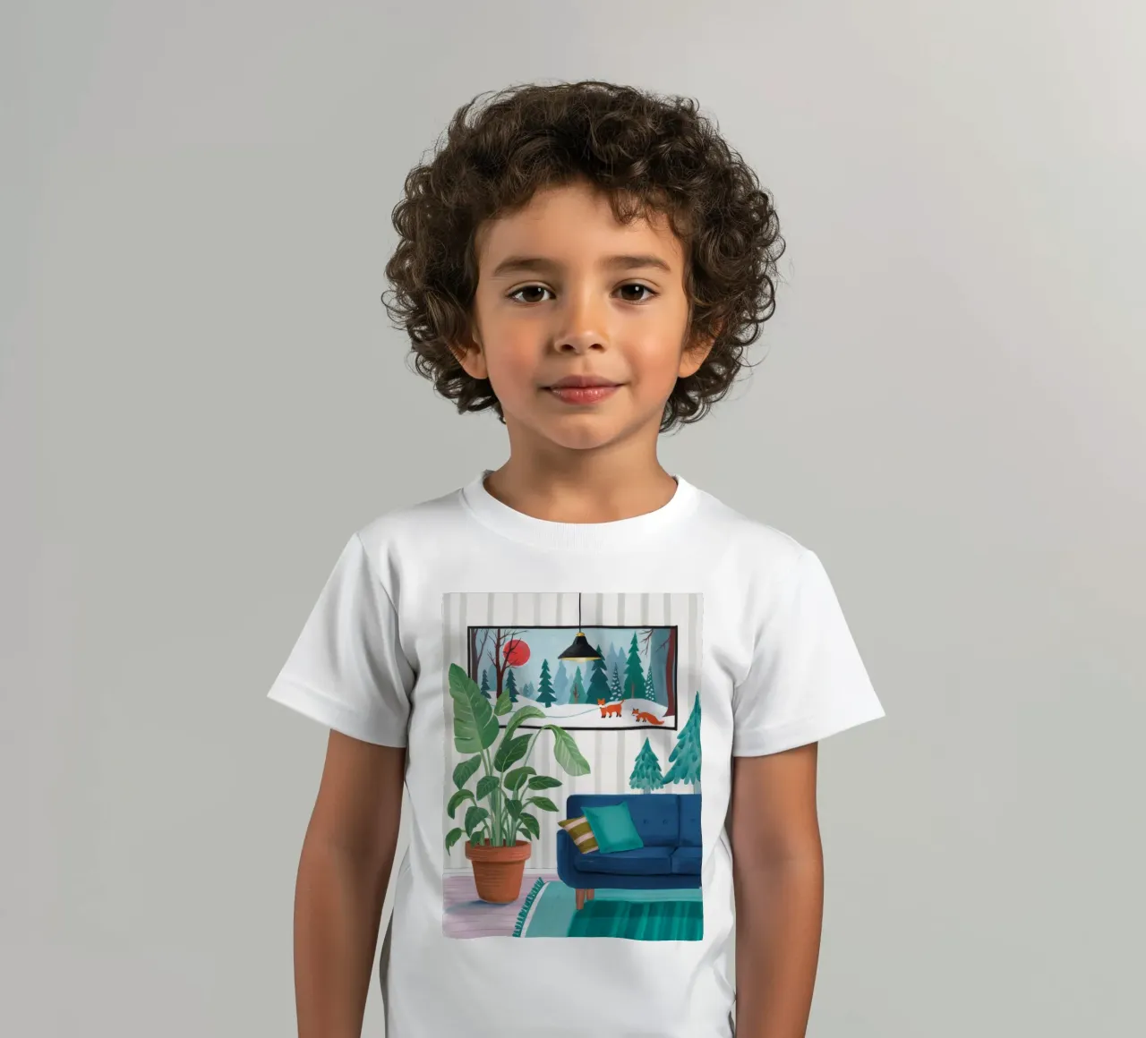 Silence intérieur scénique t-shirt enfant de Arcane Shade