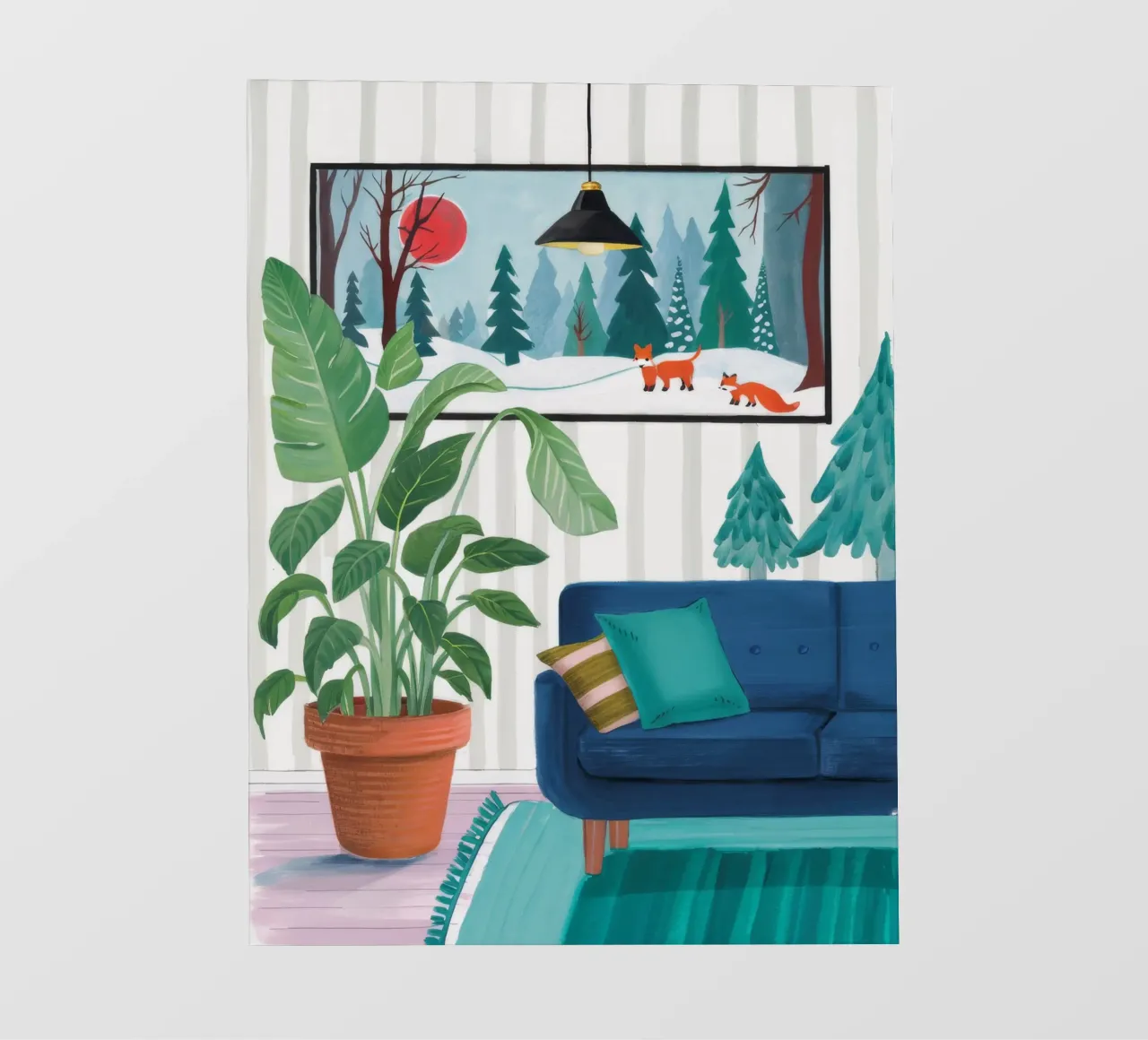 Silenzio interno scenografico telo in pvc da Arcane Shade