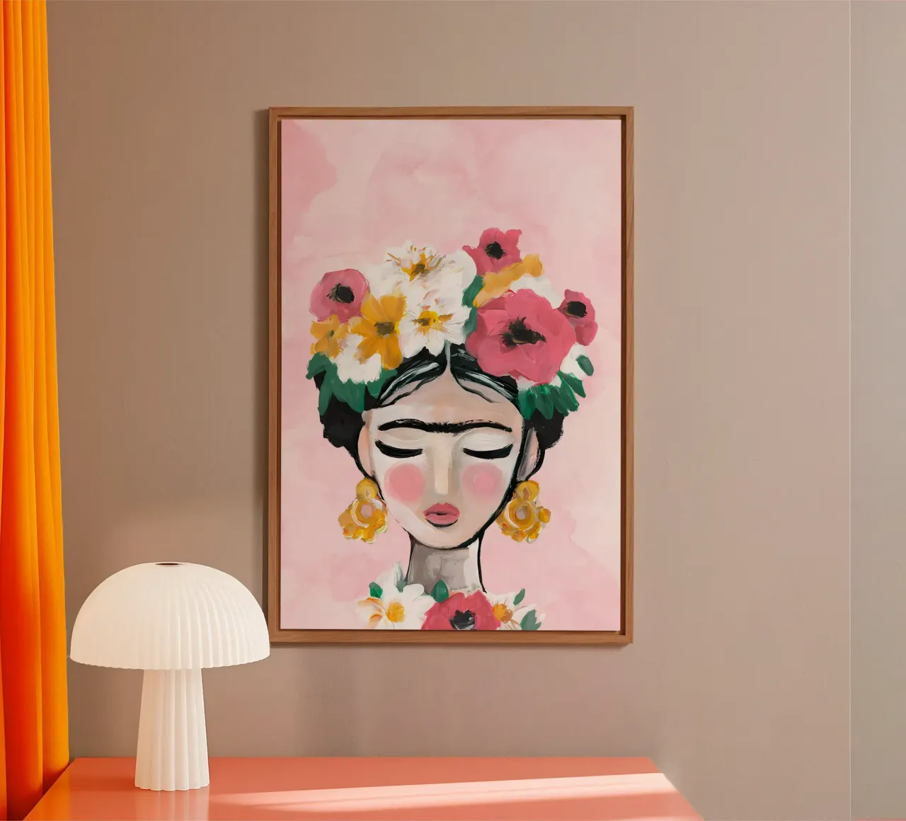 Frida Kahlo floreale pannello forex da Boheme