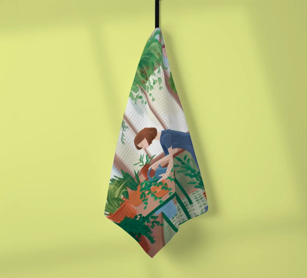 Devozione mattutina alla serra canovaccio da cucina da Arcane Shade