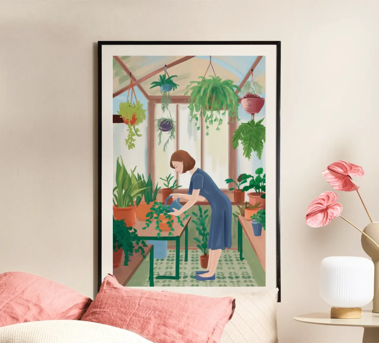 Devozione mattutina alla serra poster da Arcane Shade