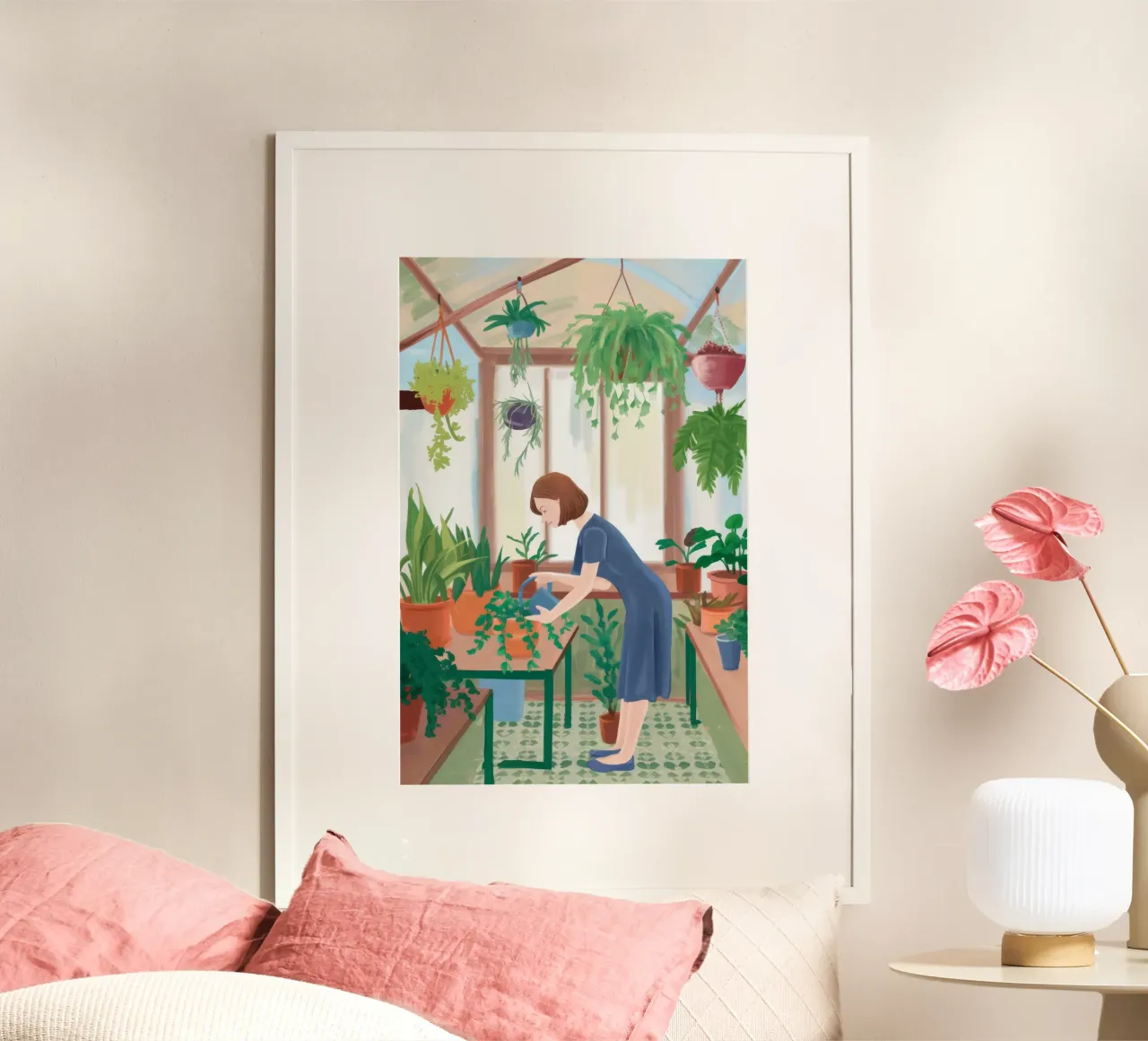 Devozione mattutina alla serra poster da Arcane Shade