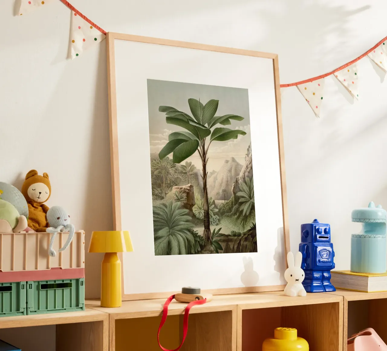 Vintage Houtte 2 Verschaffeltia Splendida poster con telaio in alluminio da Vintage Print Collection