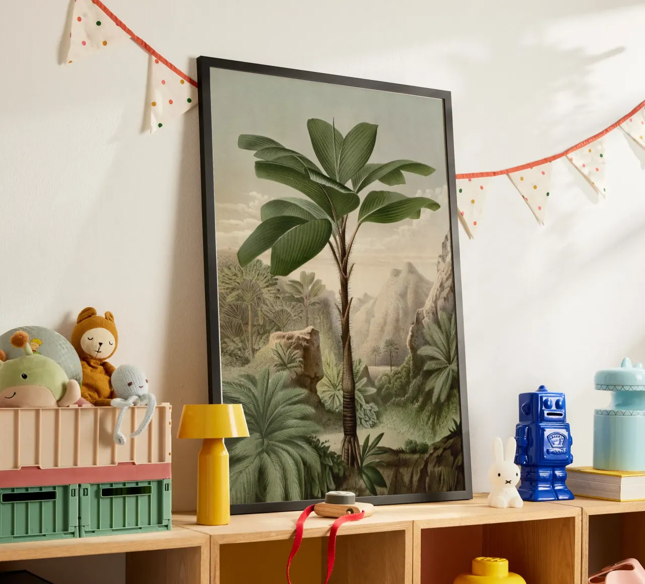 Vintage Houtte 2 Verschaffeltia Splendida poster con telaio in alluminio da Vintage Print Collection