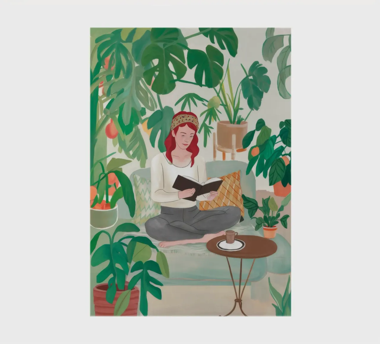 Literary Garden Tranquility notebook by Arcane Shade
