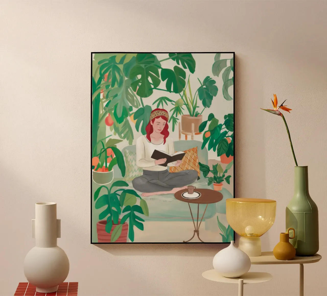Literary Garden Tranquility acrylic glass by Arcane Shade
