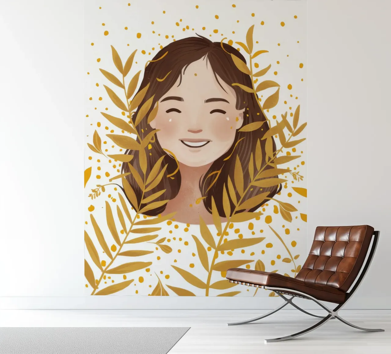 Golden Leaf Laughter photo wallpaper by Arcane Shade