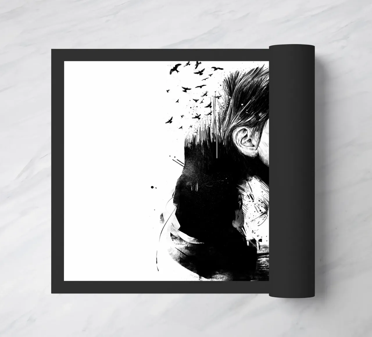 Open your mind deurmat van Balazs Solti